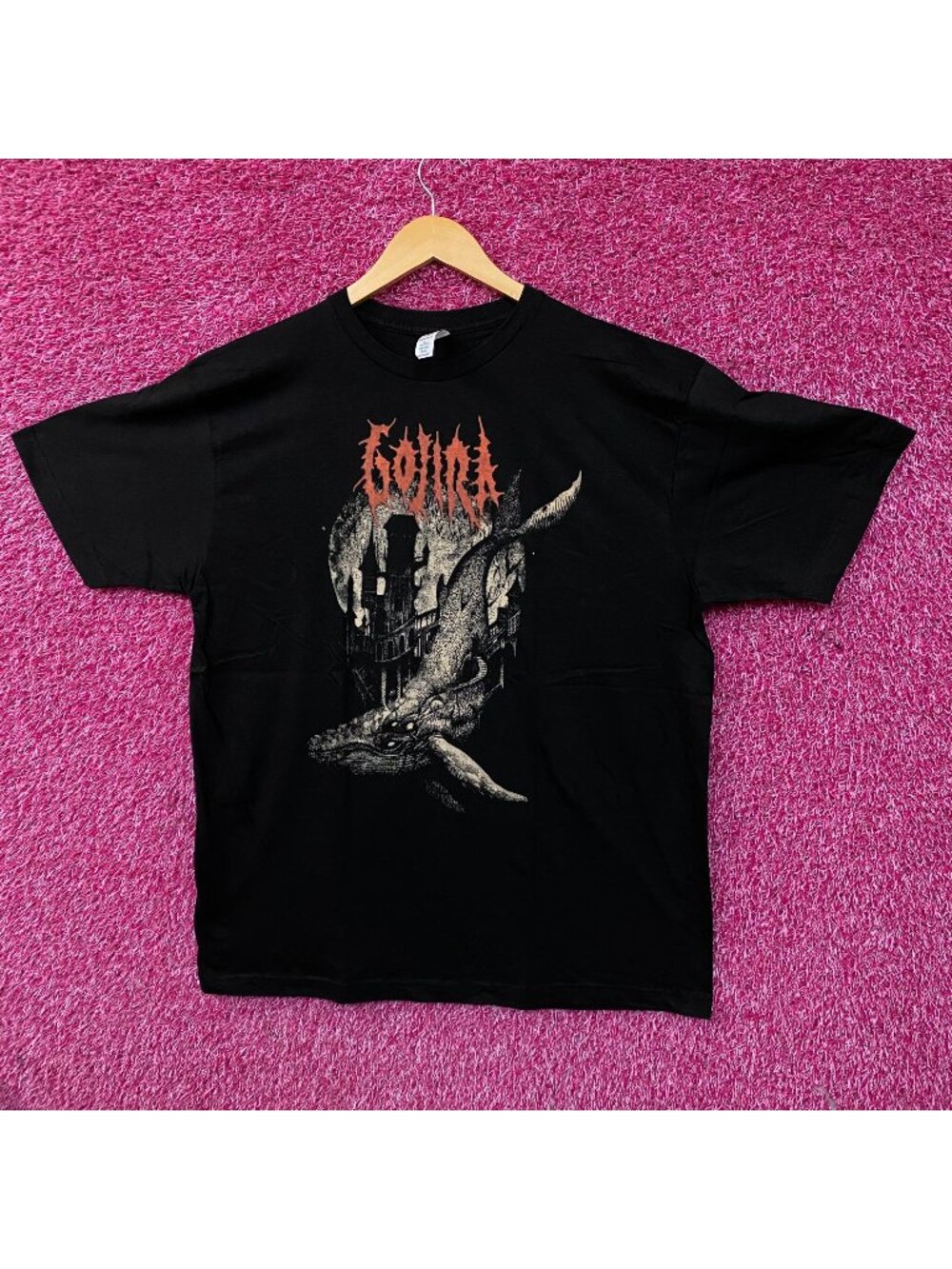 Gojira From Mars To Sirius Flying Whales Heavy Metal Band T-Shirt XL